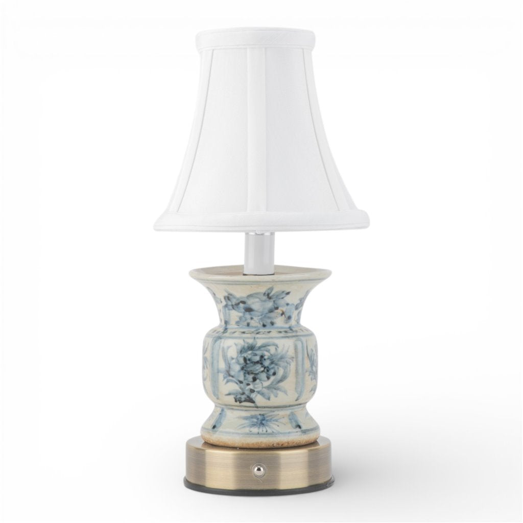 Blue and White Rechargable Lamp