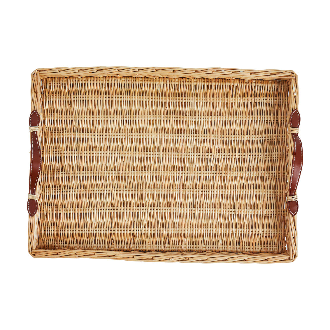 Large Natural tray with Handles