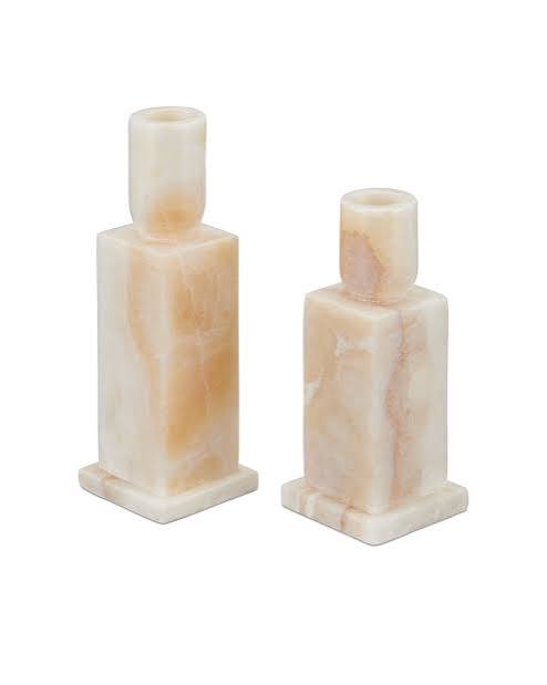 Ivory Candle holder set