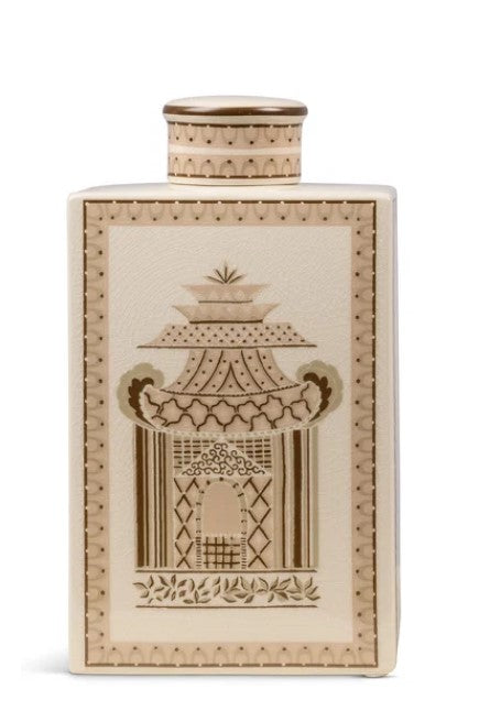 Pagoda Garden Mocha Medium Jar