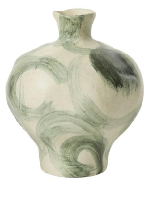 Green/White Thallow Vase