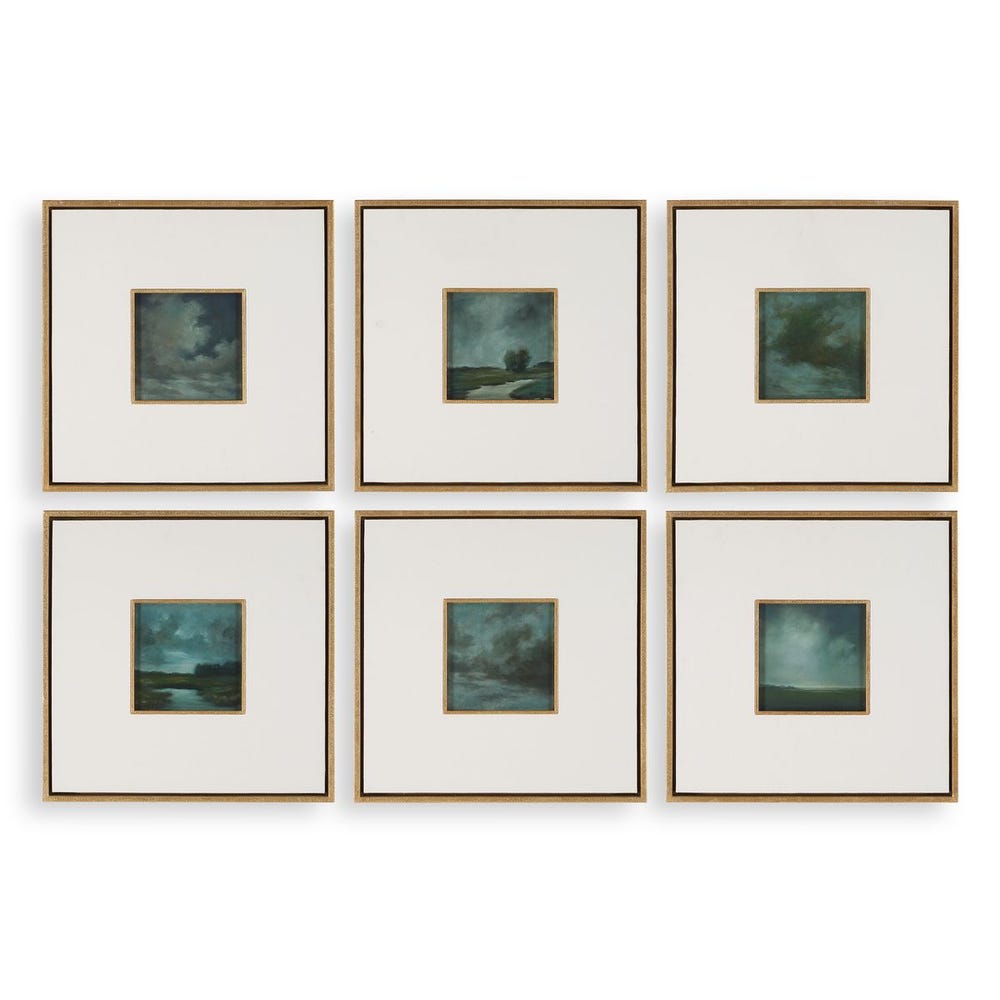 EVENING CUMULATION FRAMED CANVASES-sold seperately