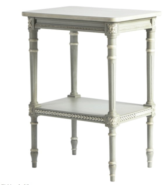 Small Gray Side Table