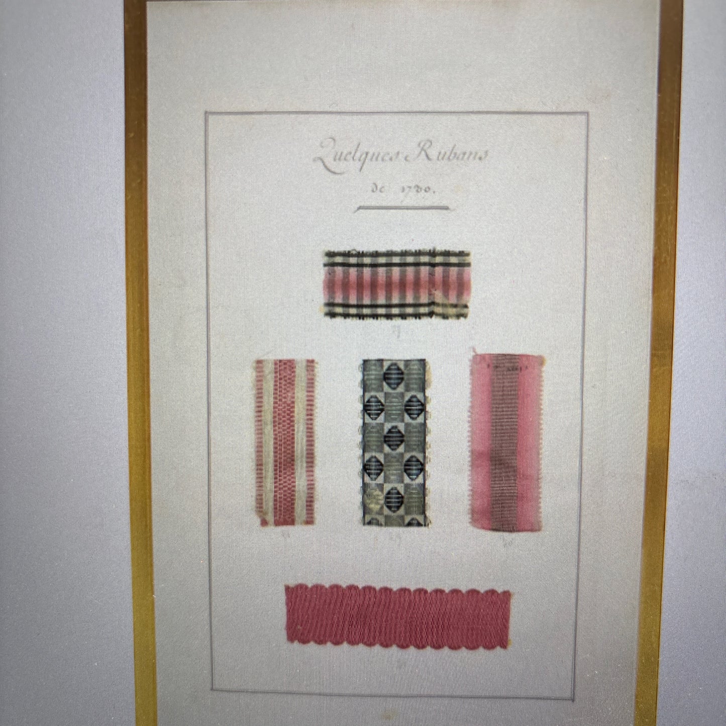 French Fabric Samplers IX, 1735