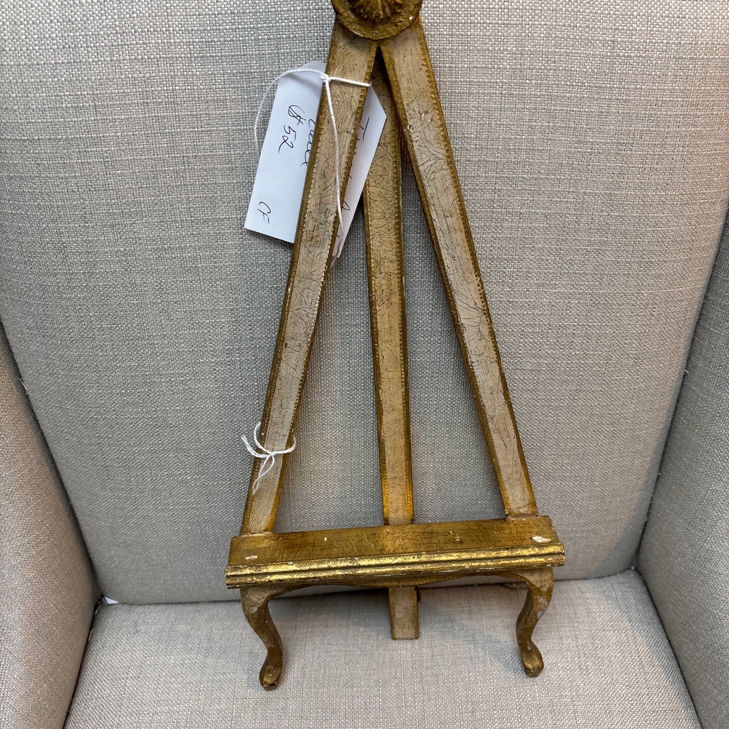 Ivory and Gold Florentine Easel