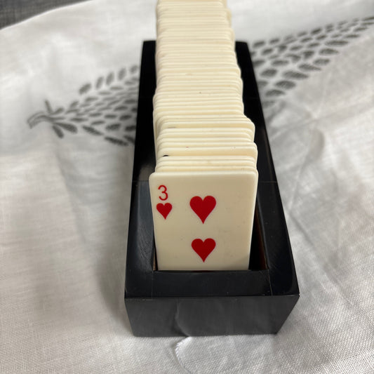 Bone Cards with Horn tray
