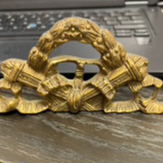 Brass bow Ribbon Decor