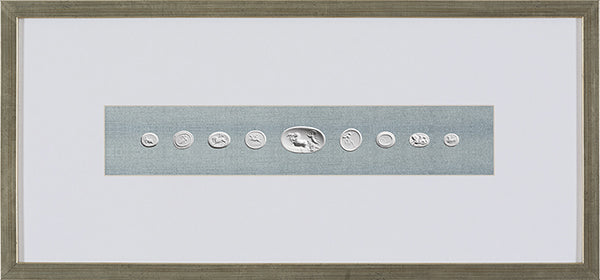 Intaglio Art (Blue I)