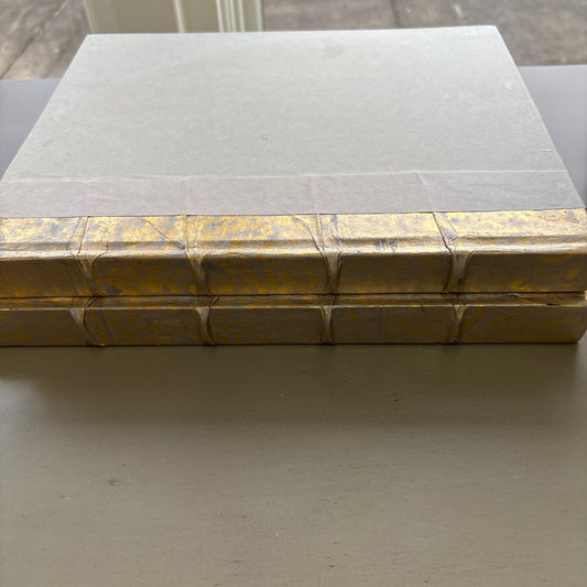 Books with gold spine