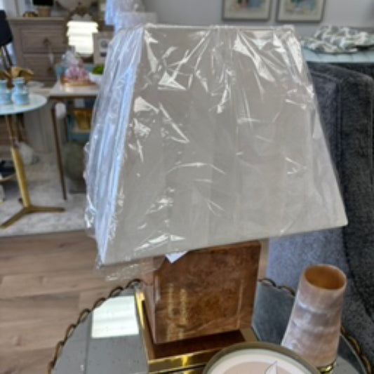 Burlwood Lamp