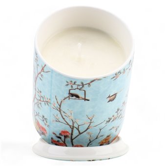 Blue Tree of Life Scented Candle with Lid