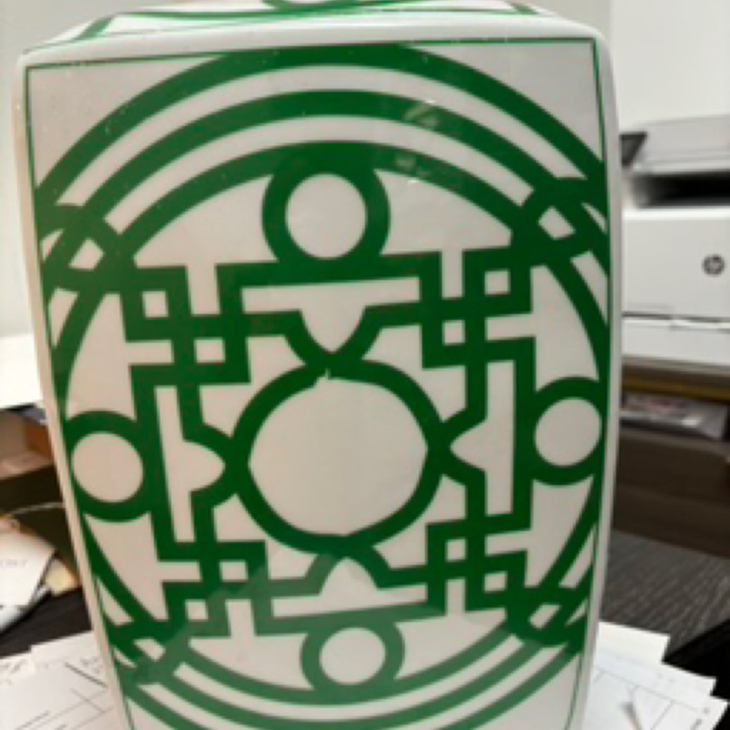Jasper square jar