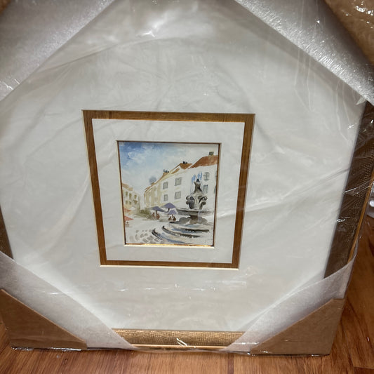 Fountains VIII framed art