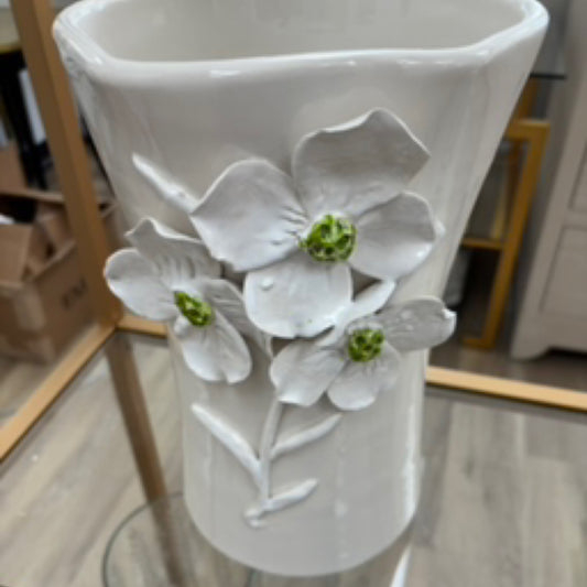 Tall Dogwood Floral Vase