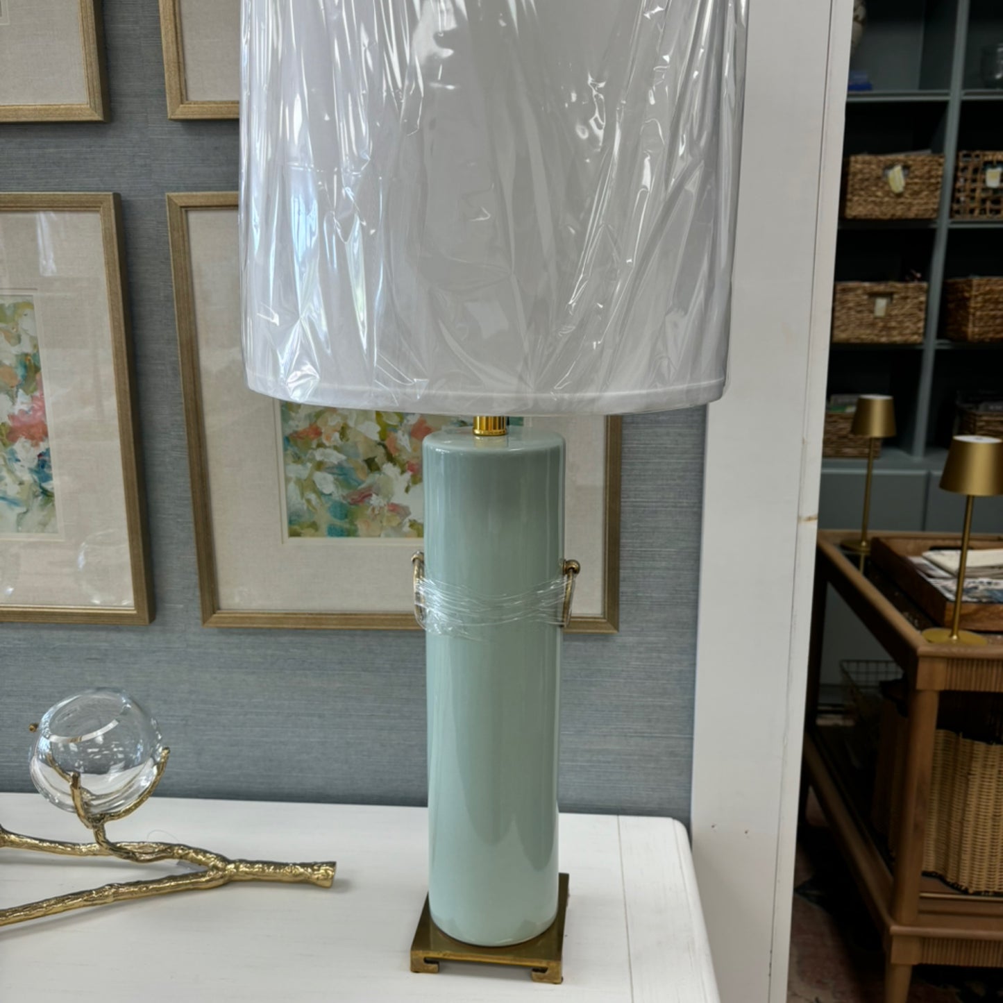 Celadon lamp