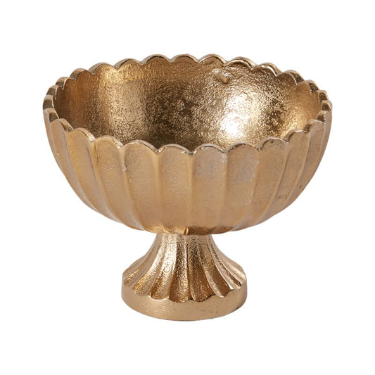 Scalloped Compote (Gold)