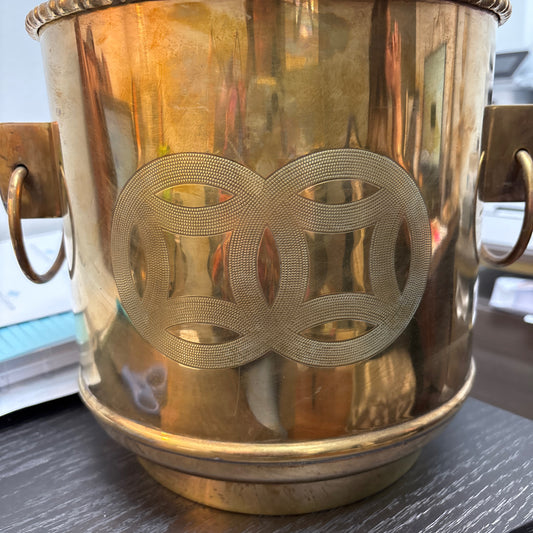 Brass pot