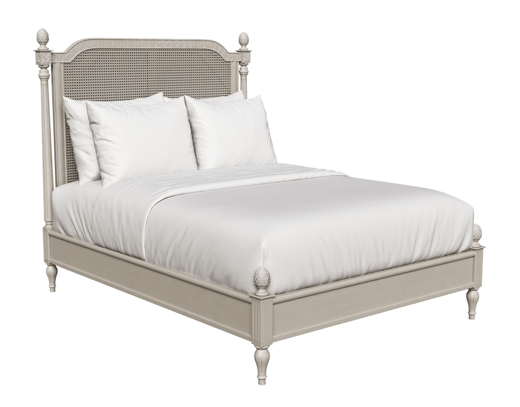 Jullian - Queen Bed (Brown French Stain)