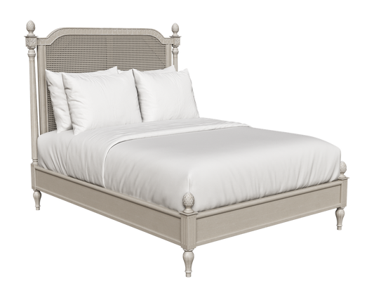 Jullian - Queen Bed (Brown French Stain)