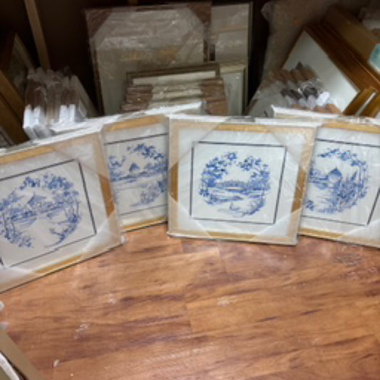 Garden Impress I, II, III, IV -Framed Art(sold seperately)
