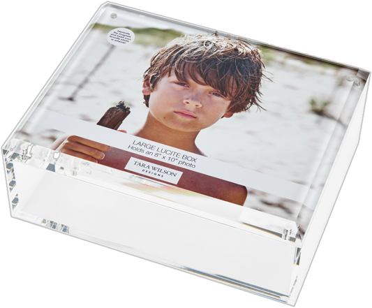 Acrylic Box with Photo Lid (8x10)