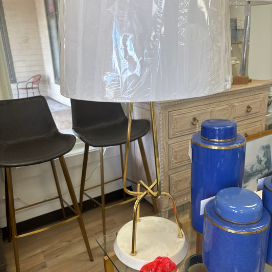 Intersecting Lamp in Brass