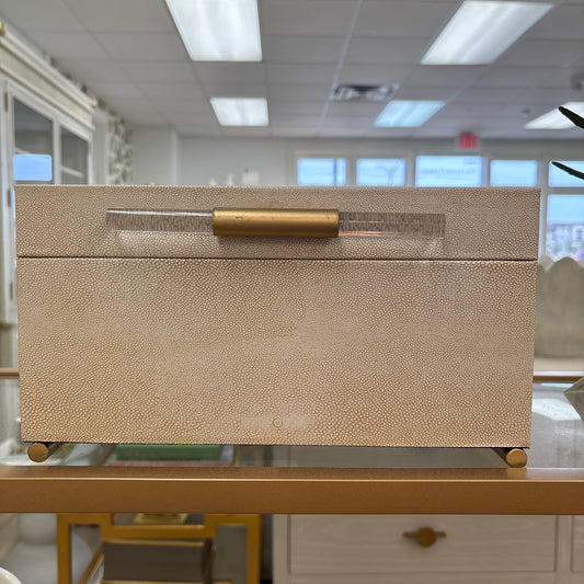 Ivory shagreen box