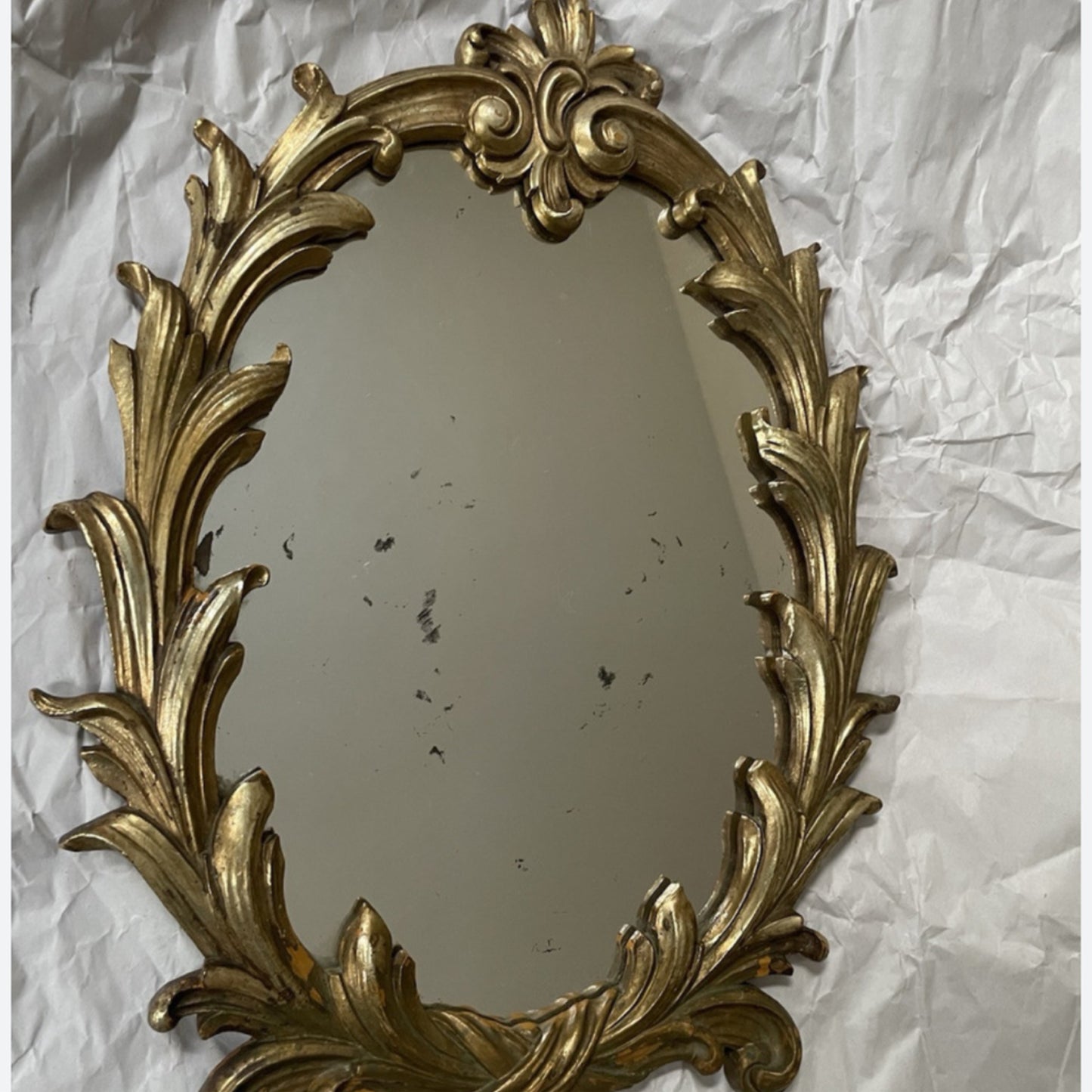 Italian Antique Mirror for Vanity