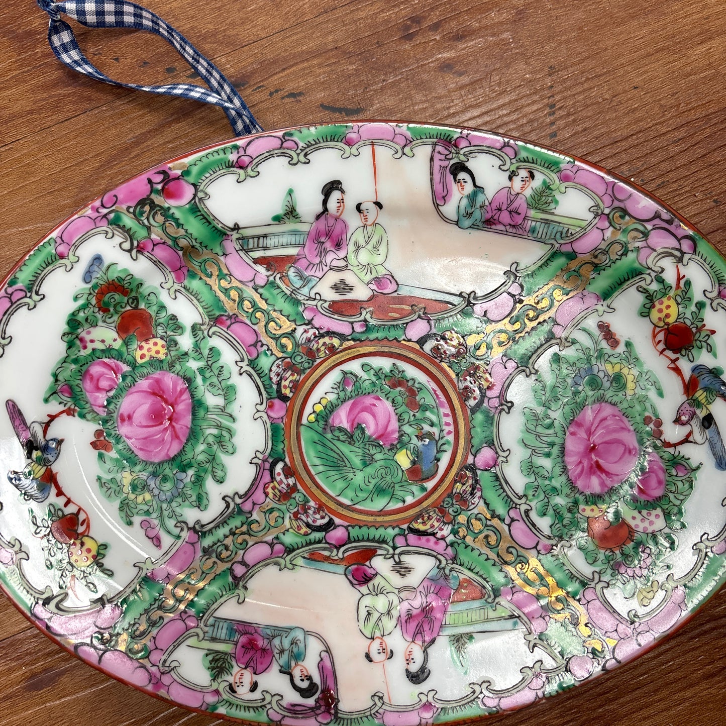 Vintage Rose Medallion Platter