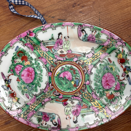 Vintage Rose Medallion Platter
