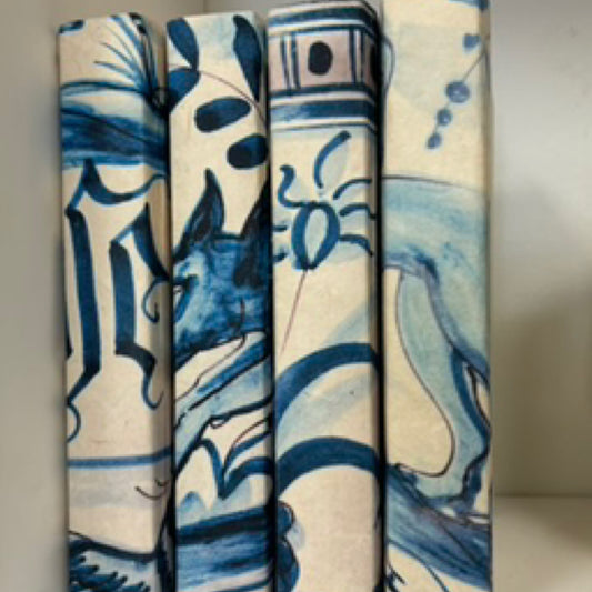 Blue/White books