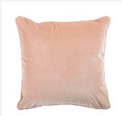 Perry Velvet Antique Pink Pillow with Self Pipe