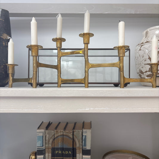 Accordion candle holder