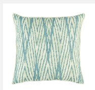 Kava Thyme Pillow with Eyelash Trim White