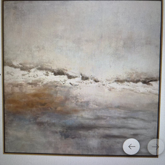Uttermost Storm Clouds Abstract Hand Painted Art 32281