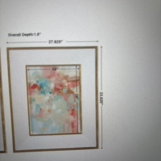 A Touch of Blush and Rosewood Fences Framed Print(2)