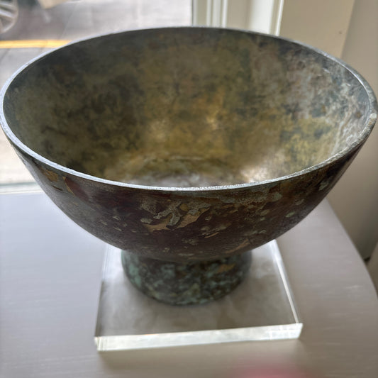 Bowl silver pewter