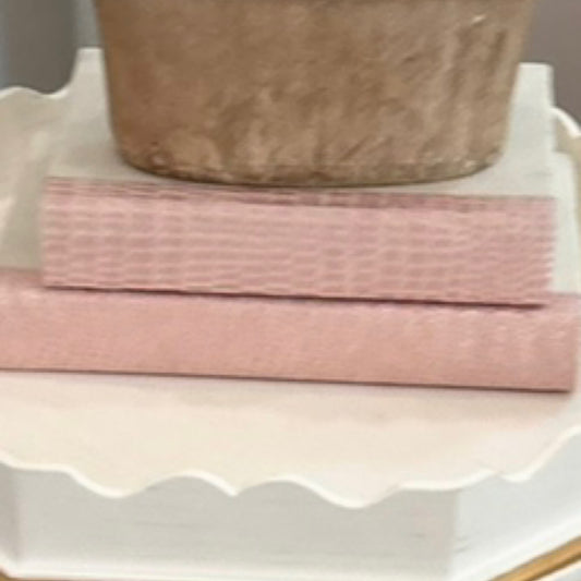 Books with pink spine