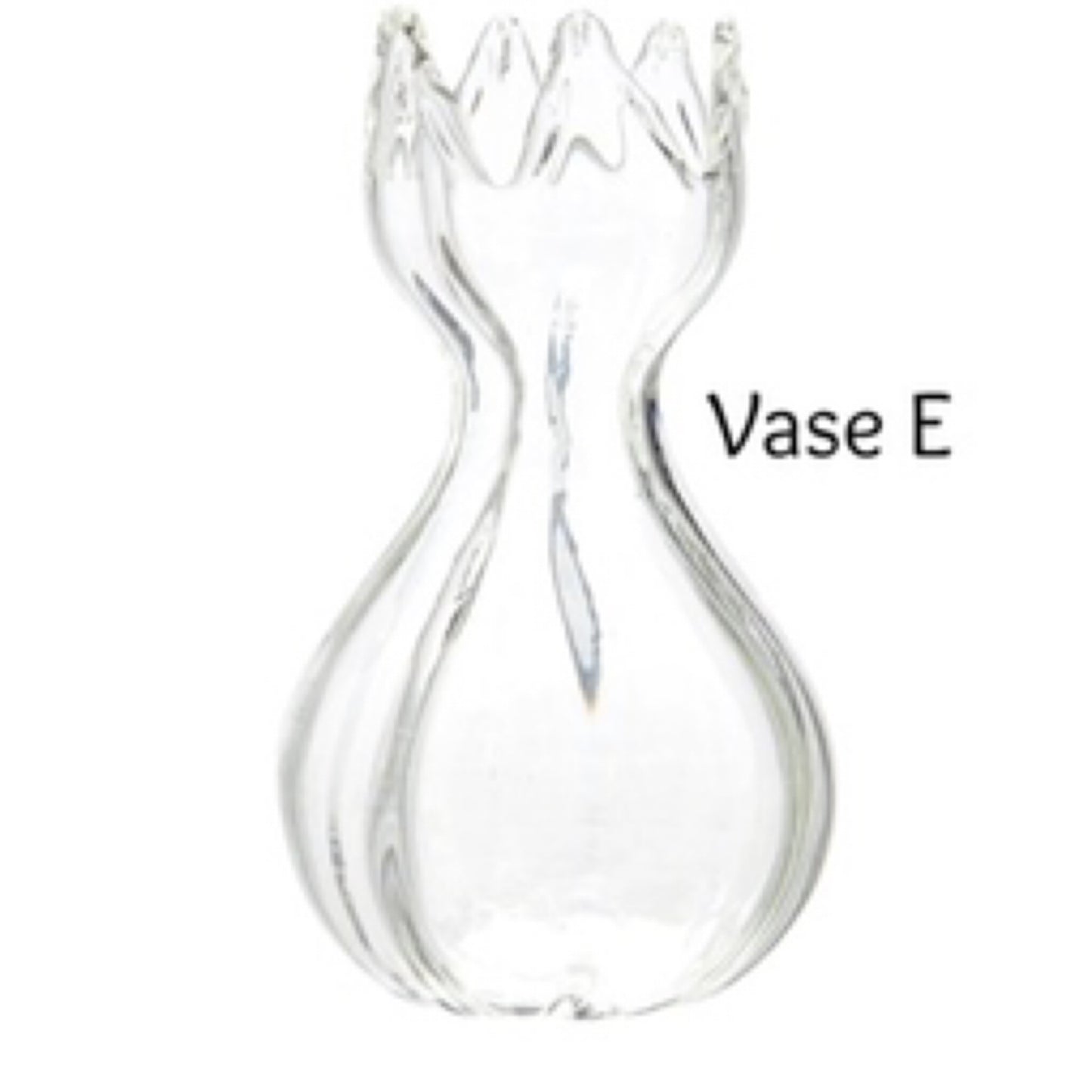 clear bud vase