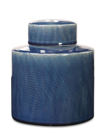 Sapphire Blue Ceramic Container(Large)