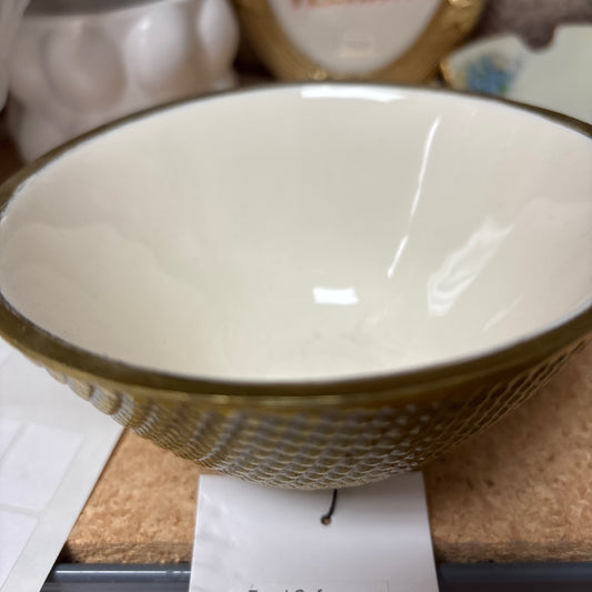 Decorative bowl (gold/ivory)