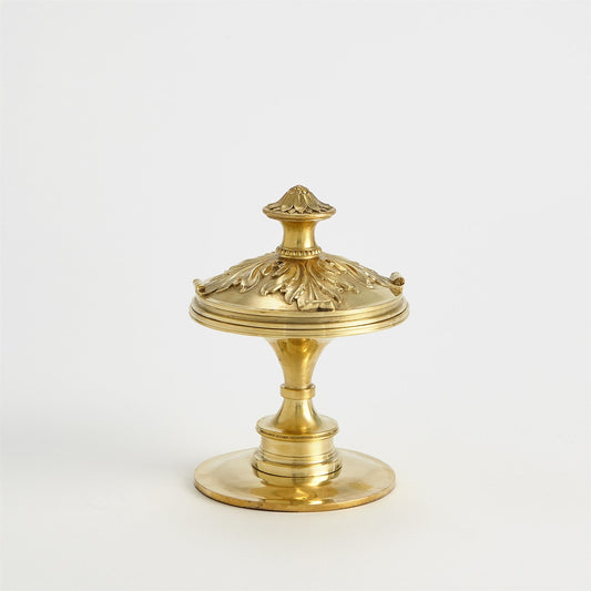 Newel Cap Sculpture in Brass