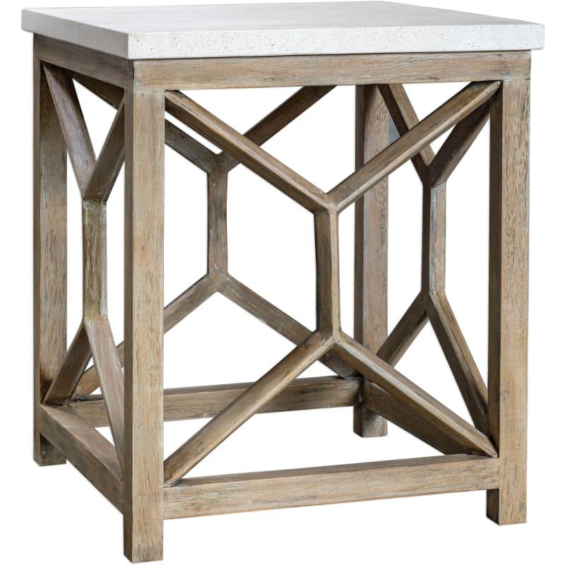 Uttermost Catali Stone End Table