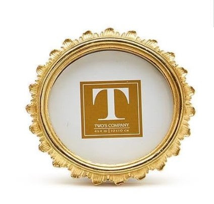 Gold Falcate Frame (4"x4")