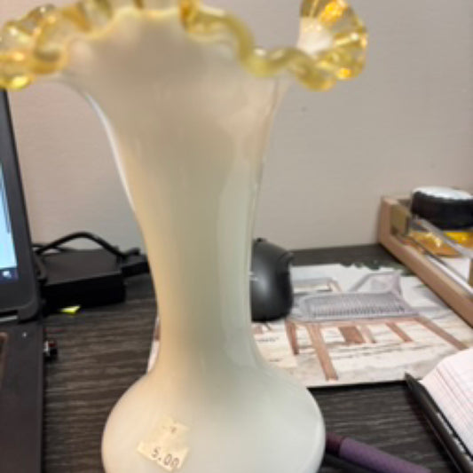 Vintage Fenton Gold vase