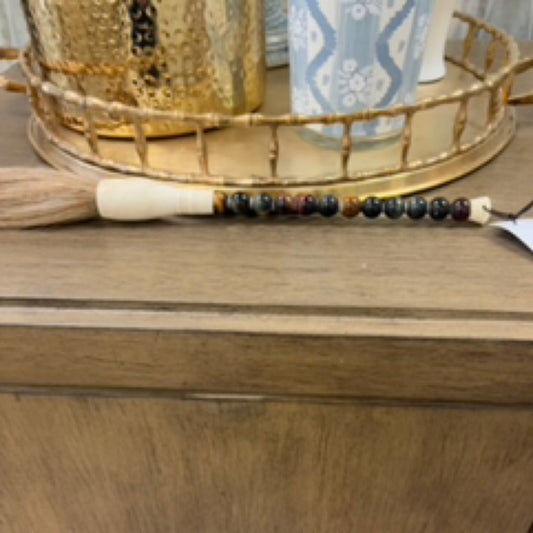 Tortoise Beaded Calligraphy Brush