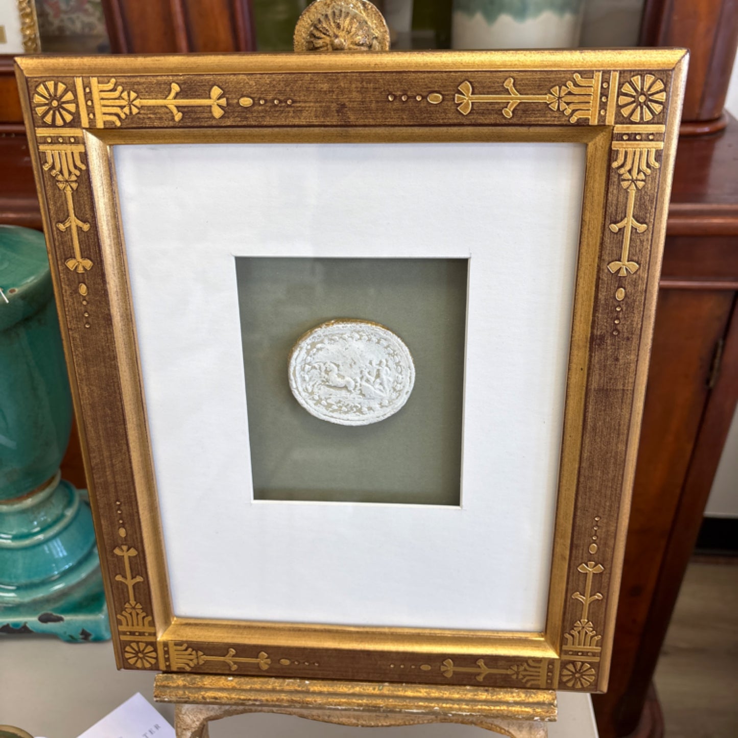 Framed Intaglio(green)