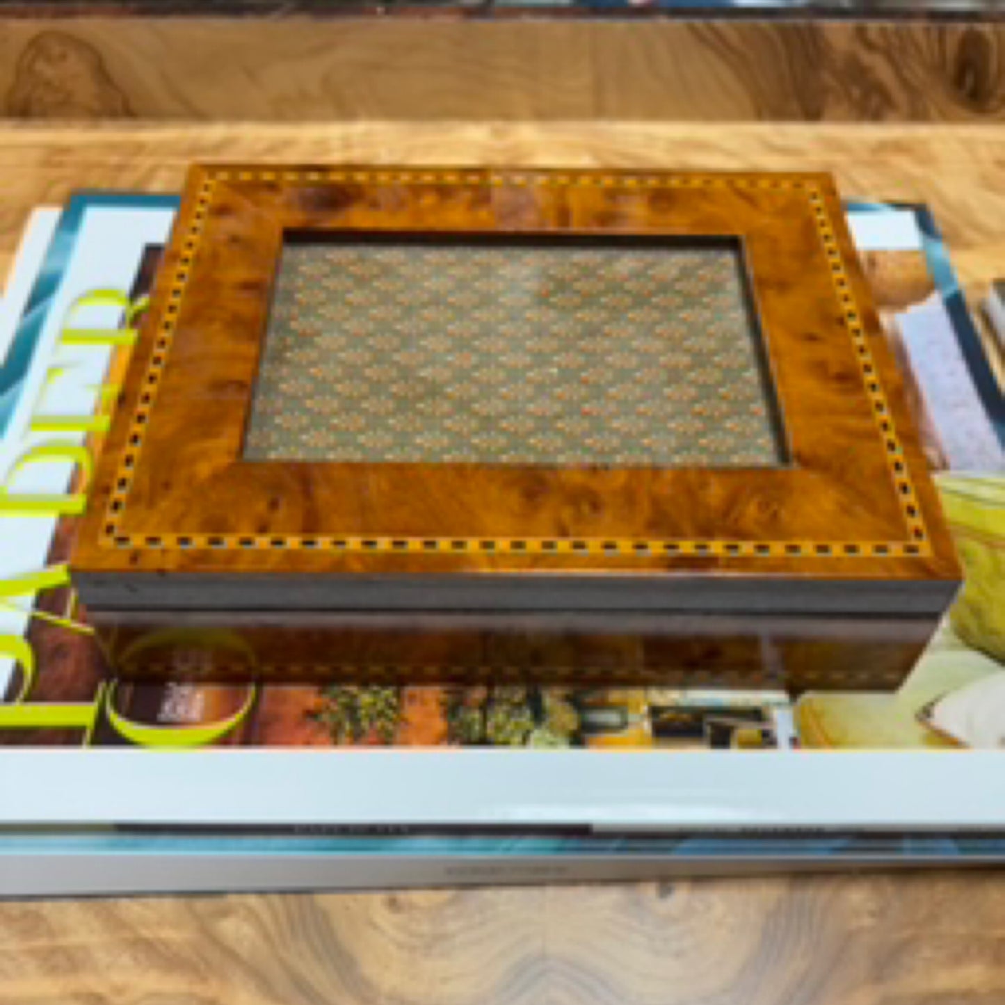 Burlwood Shadow Box