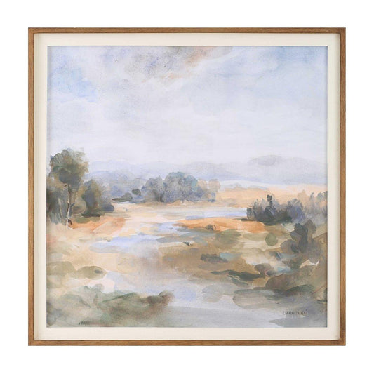 River Afternoon Landscape Print