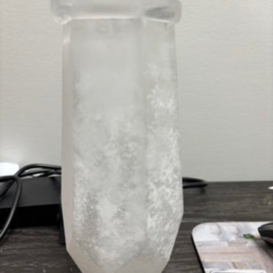 Frosted vase